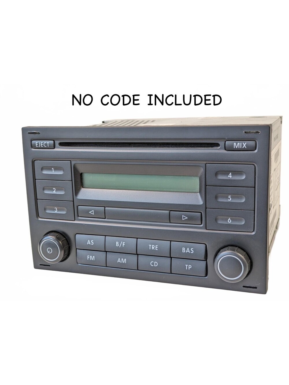 (NO CODE) Volkswagen RCD 200 Car Stereo Argentina Transporter T5 Polo Fox MP3 CD